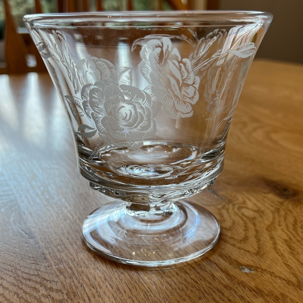Vintage FOSTORIA Candy Dish in a the Camellia Collection